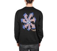 Maglione Pullover Crew Volcom Watanite - Nero (SP25)