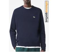 MAGLIONE PULLOVER LACOSTE LANA RELAXED FIT- AH0532-00-166 col.blu