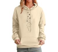 Maglione Rosso Maniche a Sbuffo Eleganti Rossa Girocollo Scritte Pecora Primaverili 1 Fit Marsupio Essential 3 Comode Flanella Vergini Aperto Boxy Spalla Natalizi Curvy Monospalla