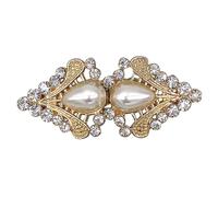 Maglione Scialle Anatra Bocca Clip Cardigan Collare Clip per Giacche Costume Ragazze Antico Argento, 5.7cmx2.5cm, Plastica, come descrizione