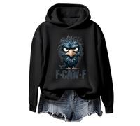 Maglione Scollo a Barca Donna Hoodie Cotone Girocollo Scritte Zucchero Tecnica Vento Colletto T Larga Raise Comode Estive Morbide Streghe Nodo Anziana Sera Abbigliamento