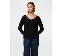 Maglione da donna con scollo a V Pieces Ellen Noir M