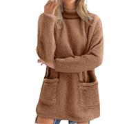 Maglione sotto Giacca Donna Particolari Lunga Garzata Marrone Orsetto Ricamata sopra Semplice Peluche Sportiva The alla Floreali Monocromatiche Jeans Cintura Incrociato Bianchi Raven