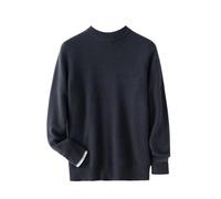 Maglione spesso in cashmere da uomo con collo a lupetto a maniche lunghe pullover autunno inverno top, Dax11, L
