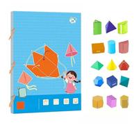 Maglione String 3D Geometry Learning Book, 11.81 x 8.27 pollici Interactive Pop-Up Models, Educational Teaching Aid, Classroom, Home Learning, Education