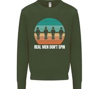 Maglione Sweatshirt Per Bambini Del Tavolo Da Calcio Balilla Real Men Don't Spin