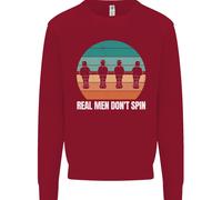 Maglione Sweatshirt Per Bambini Del Tavolo Da Calcio Balilla Real Men Don't Spin