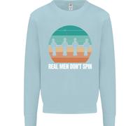 Maglione Sweatshirt Per Bambini Del Tavolo Da Calcio Balilla Real Men Don't Spin