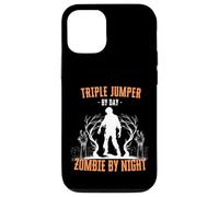 Maglione triplo di Day Zombie by Night Triple Jump Halloween Custodia per iPhone 12/12 Pro