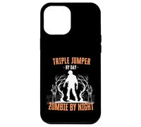 Maglione triplo di Day Zombie by Night Triple Jump Halloween Custodia per iPhone 12 Pro Max