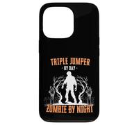 Maglione triplo di Day Zombie by Night Triple Jump Halloween Custodia per iPhone 13 Pro