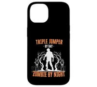 Maglione triplo di Day Zombie by Night Triple Jump Halloween Custodia per iPhone 14