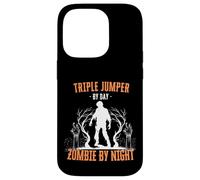 Maglione triplo di Day Zombie by Night Triple Jump Halloween Custodia per iPhone 14 Pro