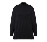 Maglione Ulla Popken donna taglie forti collo alto a costine manica lunga 820553