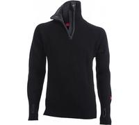 Maglione Ulvang Rav con cerniera, uomo, nero S(48) Black/Charcoal Melange