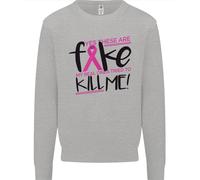 Maglione Uomo Finto Seno Per La Consapevolezza Del Cancro Al Seno