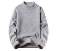 Maglione Uomo Girocollo, Maglione Lavorato a Maglia Maglioni a Maglia per Unmo Felpa Lavorata a Maglia Maglione in Cotone Slim Fit Cross Lines Maglione Elegante Uomo Knitted Pullover