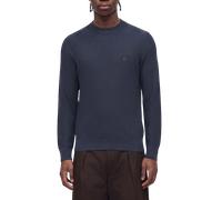 BOSS Maglione in cotone piqué con patch con logo - Style Anion_S, 50527584 Blu scuro XL