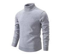 Maglione Uomo Invernale a Collo Alto Manica Lunga Caldo Morbido e Comodo | Collo Alto con Bordo a Costine, Manica Lunga, Maglia Calda e Morbida, Perfetto Come Strato di Base, Pratico Sotto una Giacca