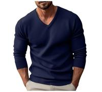 Maglione Uomo Invernali Casual Maglia A Maniche Lunghe Lavorato a Maglia fine Maglione in Tinta Unita Sweater Termica Pullover Classico Elegante Classics Maglioncino Moda