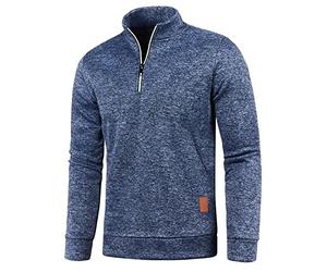 Maglione Uomo Invernali, Maglioni Zip Uomo Caldo Maniche Lunghe Giacca Pullover in Maglia Tinta Unita Morbido Taglie Forti Felpa Casual da Uomo Maglioni Uomo Firmati Maglioncini