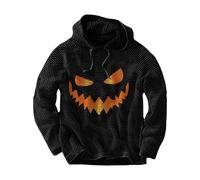 Maglione uomo mare Ecco UN titolo del prodotto per la tua shoodie natalizia con stampa di zucca: felpa aderente da uomo, Nero , 4XL