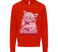 Maglione Uomo Per La Consapevolezza Del Cancro Al Seno Di Ottobre