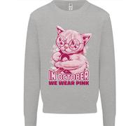 Maglione Uomo Per La Consapevolezza Del Cancro Al Seno Di Ottobre