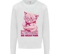 Maglione Uomo Per La Consapevolezza Del Cancro Al Seno Di Ottobre