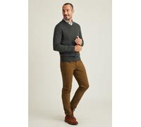 Maglione V-Neck In Lana Merino Hart Schaffner Marx, Grigio, XLT