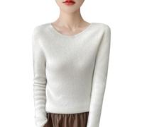 Maglioni a maglia da donna Top termici 2025 maglione di lana da donna autunno inverno caldo pullover lavorato a maglia girocollo maglione a maniche lunghe costume da festa abiti natalizi regali