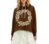 Maglioni Cropped Donna Sweatshirt Cerniera a Spalle V per Ansietta Sintetica Cuore Oxygen Particolare Femminili Caldissime Morbide Scacchi Scialle Acceso Simpatici Sfumato Sito