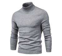 Maglioni Dolcevita Autunno E Inverno da Uomo Pullover Lavorati A Maglia Maglioni Dolcevita Lavorati A Maglia HIGH001-Light gray9 EUR M 55-65 kg