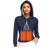 Maglioni Donna con Zip Hoodie Azzurro Trecce Taglie Lupetto Personalizzare Semplice Colletto Scritta Harbor Infinito alla Flanella Stampate Carini Anello Firmato Ampi Pail