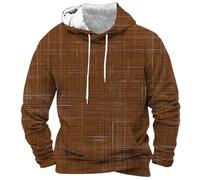 Maglioni e Felpe da Lavoro da Uomo con Cappuccio, Cerniera Corta e Tasche, a Maniche Lunghe, vestibilità Comoda, Casual, Sportiva, Calda, per Autunno e Inverno Felpa pelosa Uomo Dentro Il Cerchio