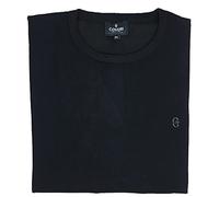 Maglioni Maglioncini Uomo Taglie Forti comode Tinta Unita Girocollo 3X 4X 5X 6X (IT, Testo, 5XL, Regular, Regular, Nero)