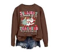 Maglioni Natalizi Maglioni da Donna Felpa Felpa Solid Color Largo Lettere Print Design Contemporary FESTIVITÀ Invernale Comfort Morbido Caldo