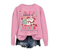 Maglioni Natalizi Maglioni da Donna Felpa Natale Donna per Tempo Libero Solid Color Largo Lettere Print Design Contemporary FESTIVITÀ Invernale Comfort Morbido Caldo