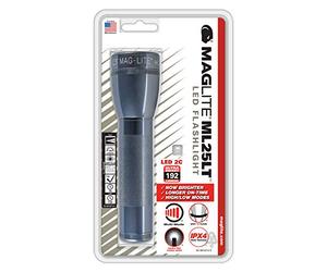Maglite ML25LT Torcia LED 2X batterie C - Grigio