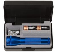 Maglite - Torcia a LED con Custodia, Funzionamento Pile AA, Blu (Blu), NA