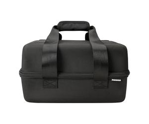Magma 45 Sandwich Record Bag, nero/rosa, Fits up to 150 Records, Sandwich