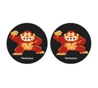 Magma 6860676 TECHNICS DONKEY KONG 2 Slipmat Feltri x giradischi, Nero con Logo