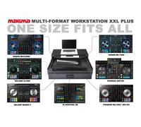 MAGMA MULTI FORMAT WORKSTATION XXL PLUS flight case per controller con slitta pc