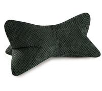 MAGMA Ossa da lettura COMODO, effetto corda, colore verde, 42 cm x 22 cm, forma ergonomica per supporto cervicale o lombare, supporto flessibile per libri, e-book o tablet