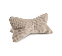 MAGMA Ossa da lettura COMODO, look a corda, colore naturale, 42 cm x 22 cm, forma ergonomica per supporto cervicale o lombare, supporto flessibile per libri, e-book o tablet