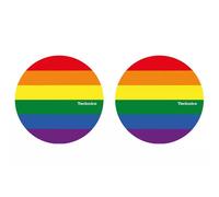 Magma TECHNICS PRIDE Coppia Feltri x giradischi Dj fondo multicol. Logo Technics