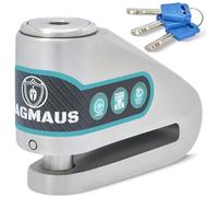 Magmaus® MBL05 Blocca Disco per Moto e Scooter Antifurto - Lucchetto Bloccadisco in Acciaio Inox 304 con Perno 10mm - Impermeabile Alta Sicurezza per Bici Elettrica e Moped, Anti-Trapano
