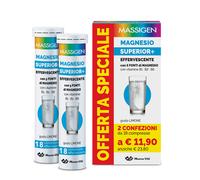 Massigen Magnesio Superior+ Integratore, 18 + 18 Compresse Effervescenti
