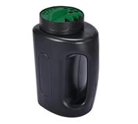 MAGNA RETAIL Spandiconcime portatile per erba | Spandiconcime manuale per prato da 2 litri | Dispenser per fertilizzante per prato | Apertura regolabile | Semina di mangime | Ice Melt