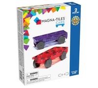 Magna Tiles Cars - Purple & Red 2-Piece Magnetic Construction Set, The Original